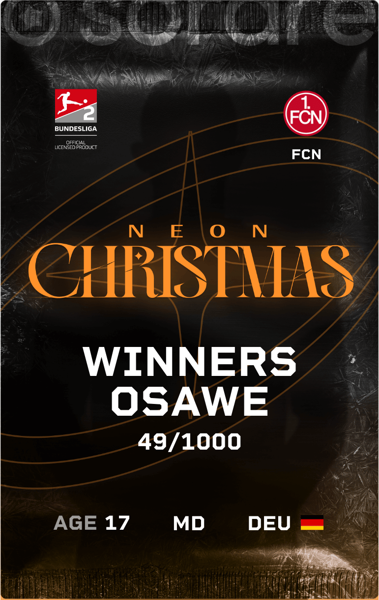 Winners Osawe 2024-25 • Limited 49/1000