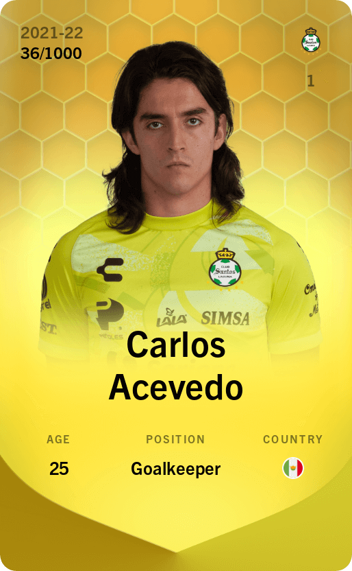 Carlos Acevedo 2021-22 • Limited 36/1000