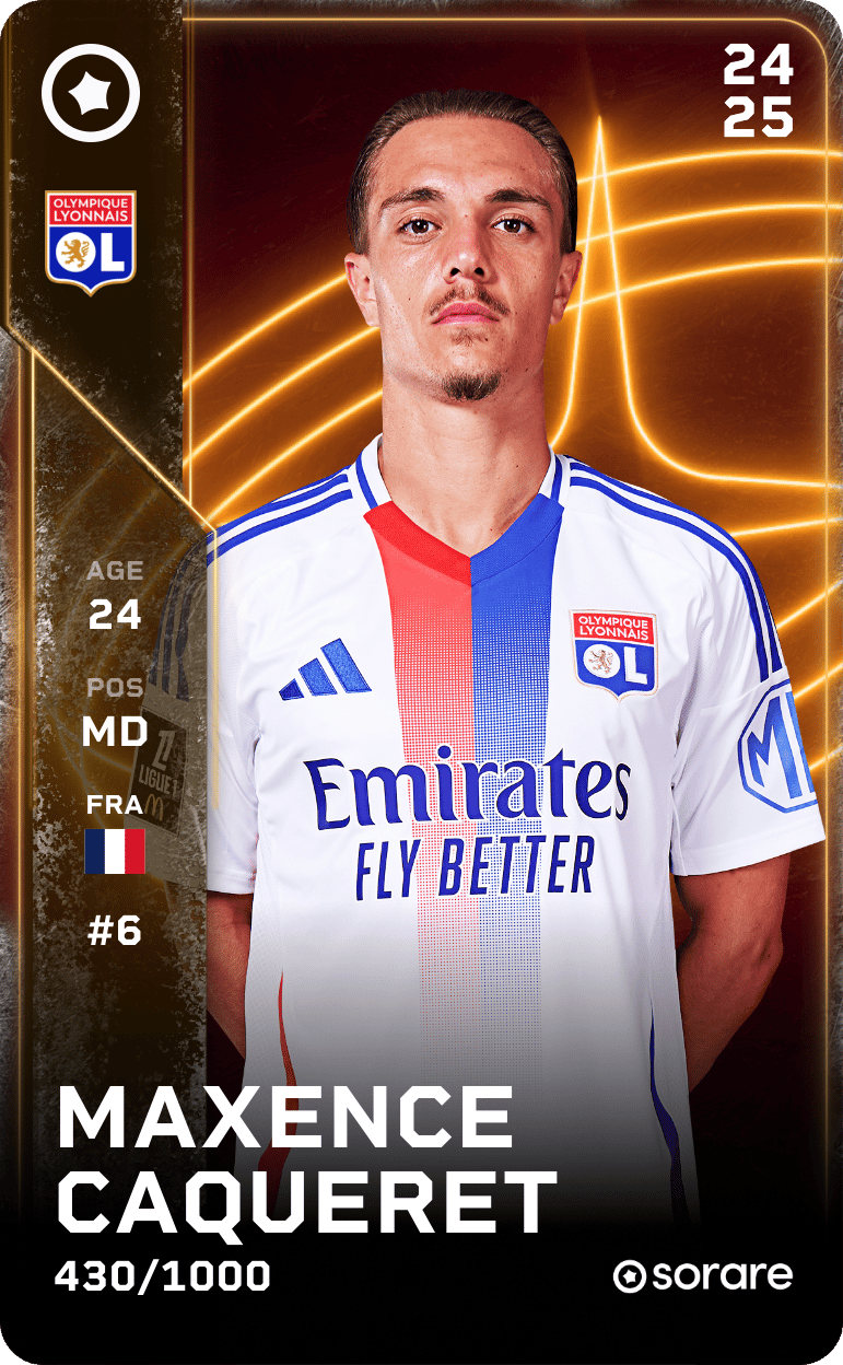 Maxence Caqueret 2024-25 • Limited 430/1000
