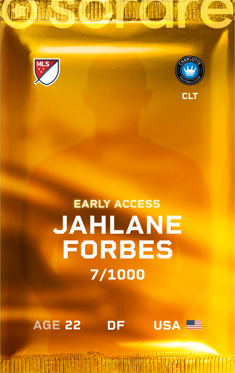 Jahlane Forbes 2025-26 • Limited 7/1000