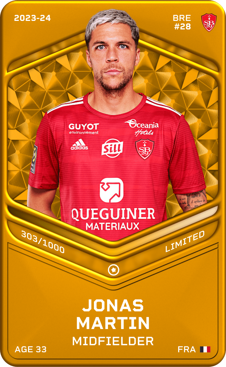 Jonas Martin 2023-24 • Limited 303/1000