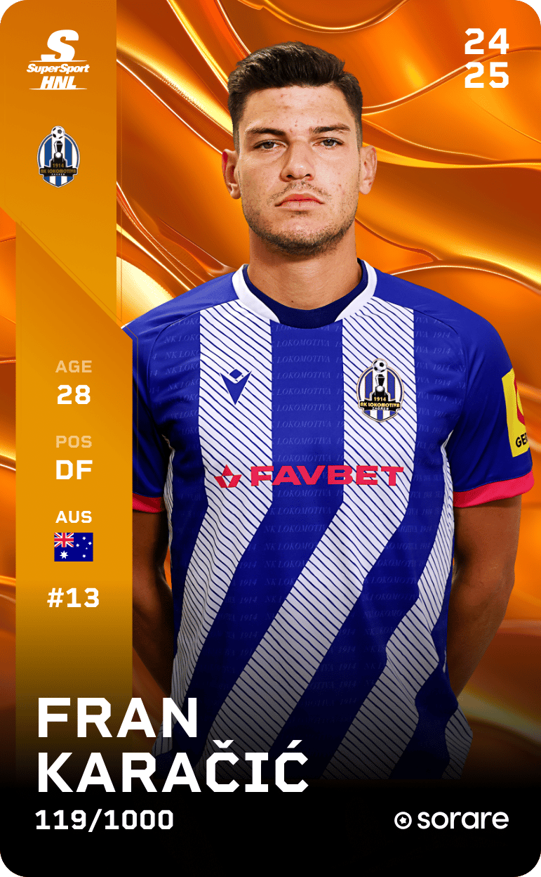 Fran Karačić 2024-25 • Limited 119/1000