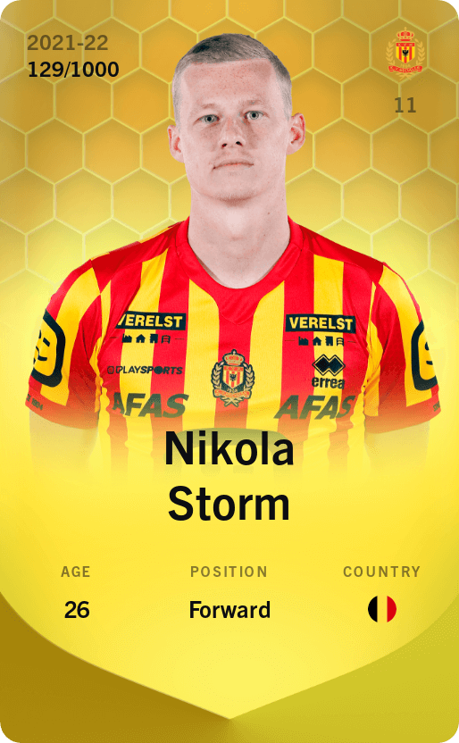 Nikola Storm 2021-22 • Limited 129/1000