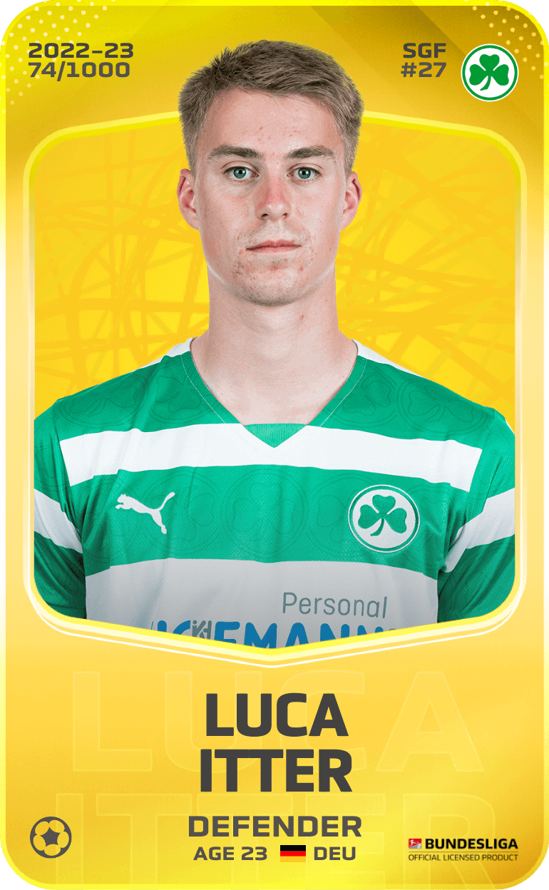Luca Itter 2022-23 • Limited 74/1000