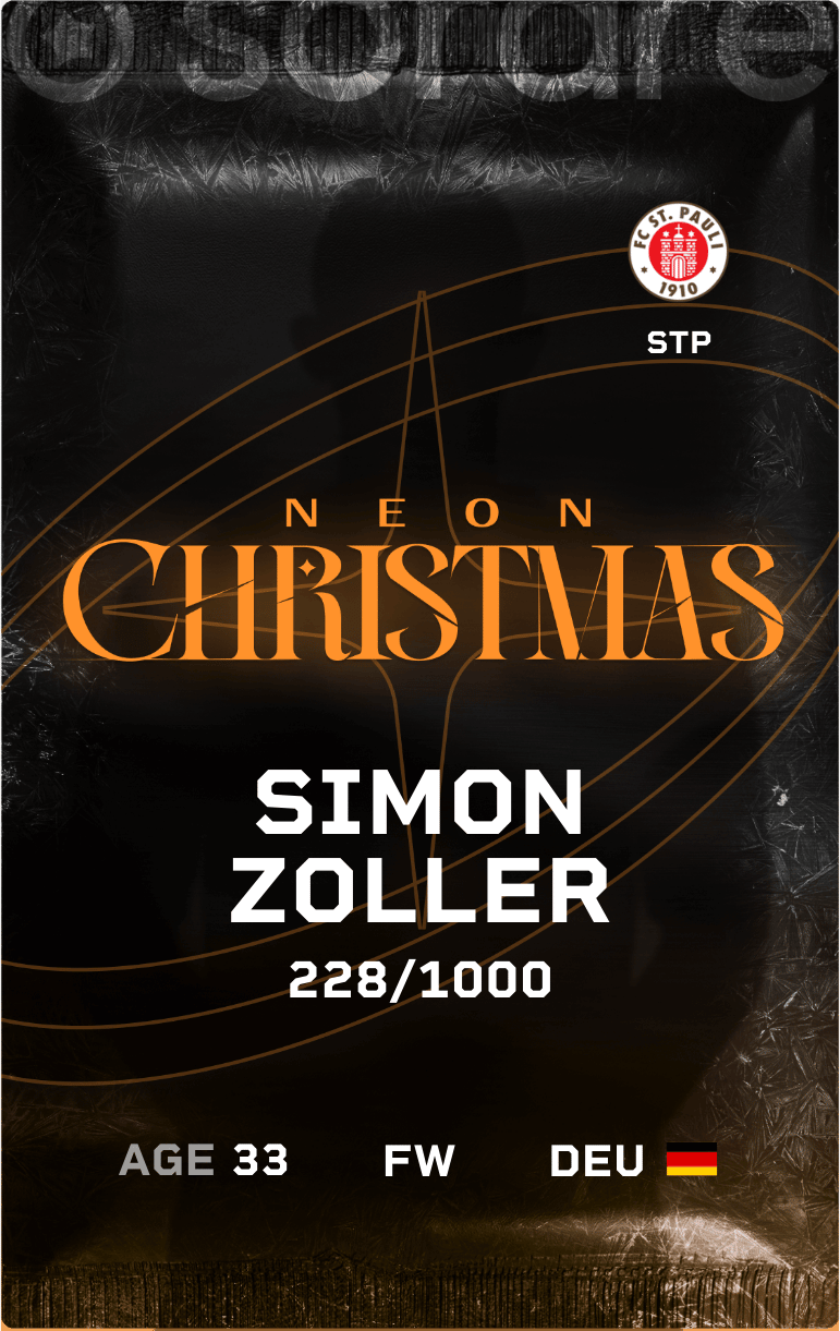 Simon Zoller 2024-25 • Limited 228/1000