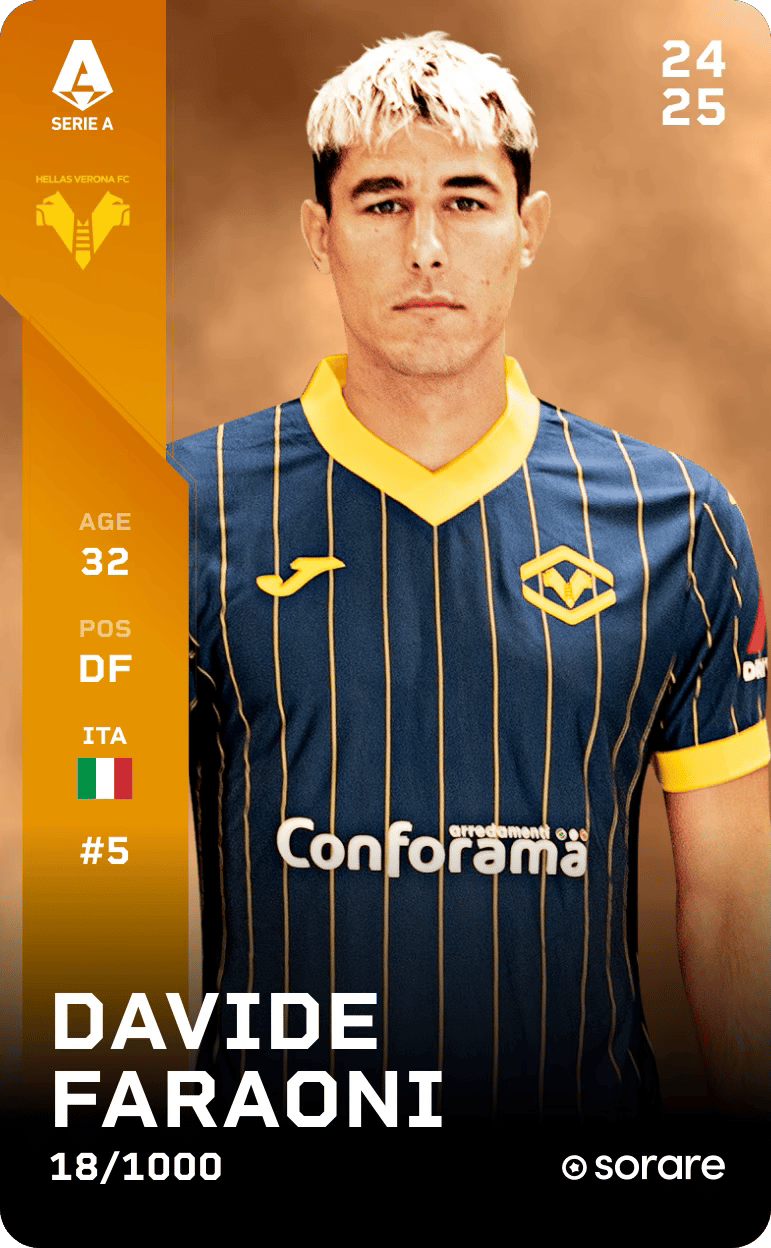 Davide Faraoni 2024-25 • Limited 18/1000