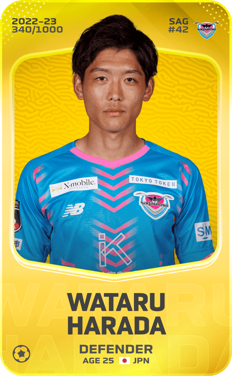Wataru Harada 2022-23 • Limited 340/1000