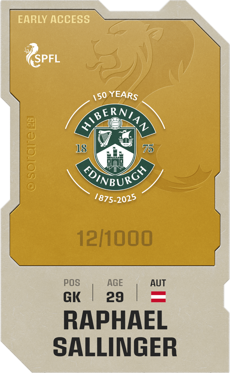 Raphael Sallinger 2025-26 • Limited 12/1000