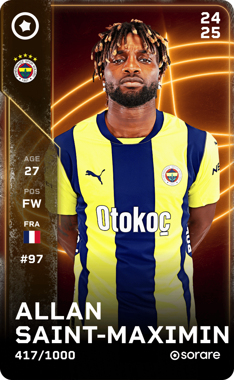 Allan Saint-Maximin 2024-25 • Limited 417/1000