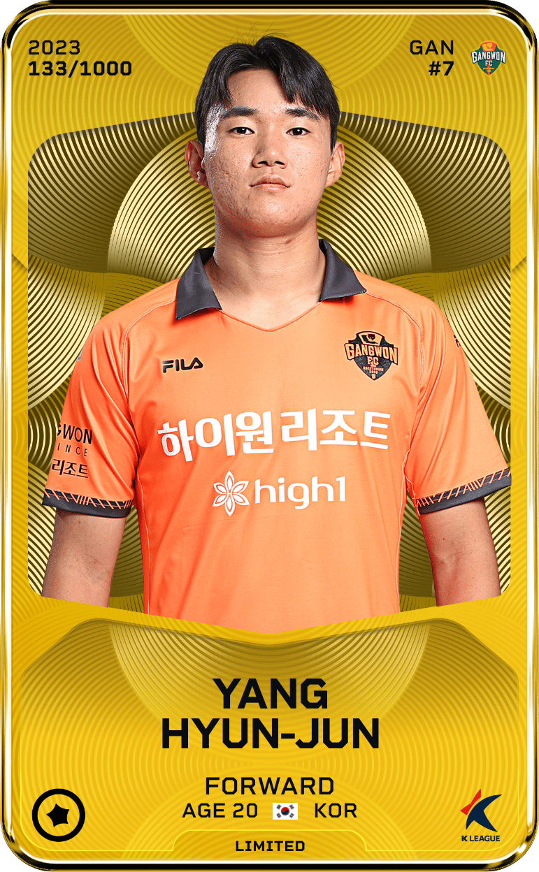 Yang Hyun-Jun 2023-24 • Limited 133/1000