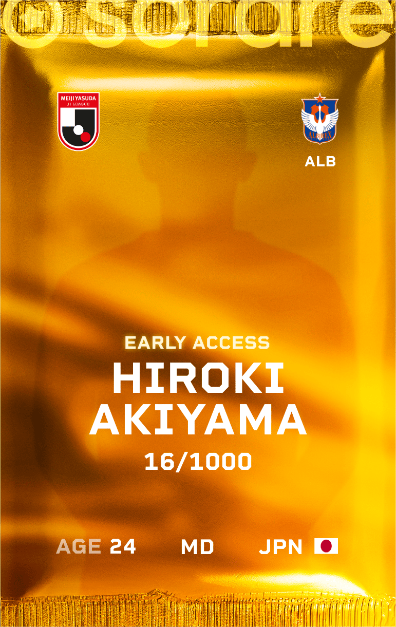 Hiroki Akiyama 2025-26 • Limited 16/1000