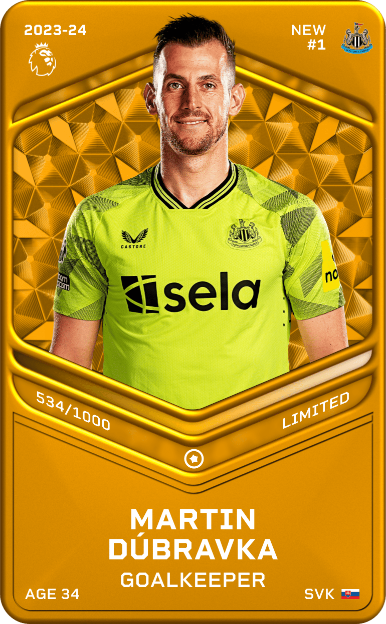 Martin Dúbravka 2023-24 • Limited 534/1000