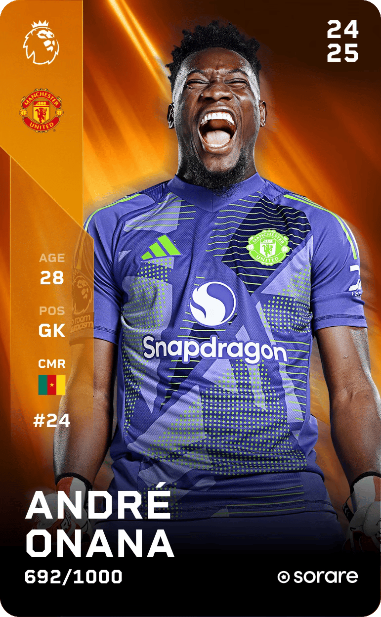 André Onana 2024-25 • Limited 692/1000