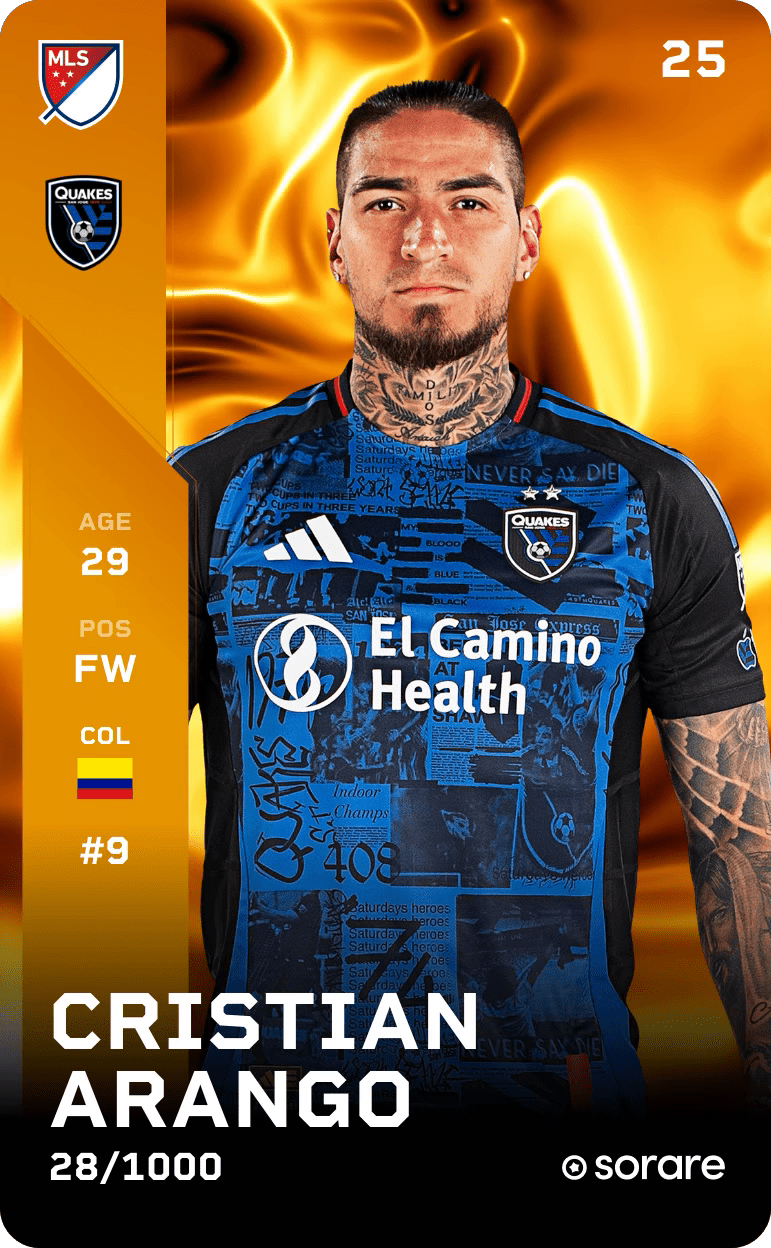 Cristian Arango 2025-26 • Limited 28/1000