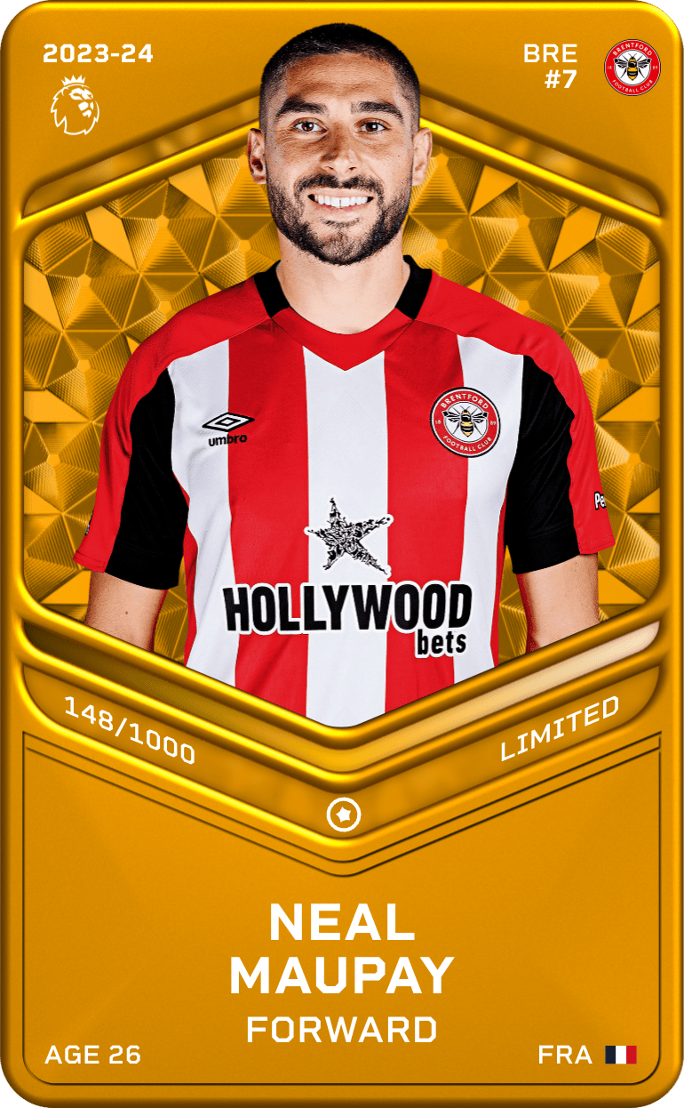 Neal Maupay 2023-24 • Limited 148/1000