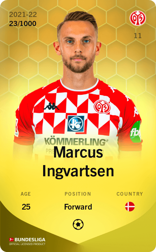 Marcus Ingvartsen 2021-22 • Limited 23/1000