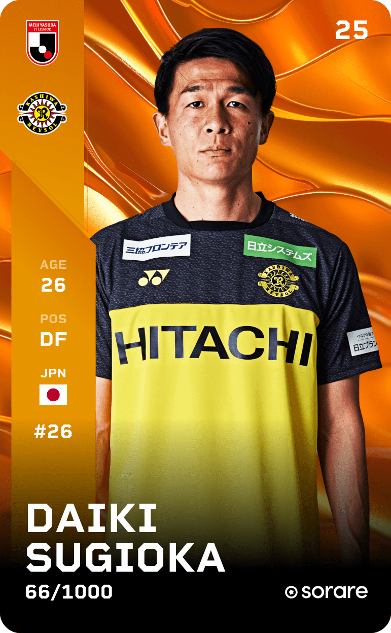 Daiki Sugioka 2025-26 • Limited 66/1000