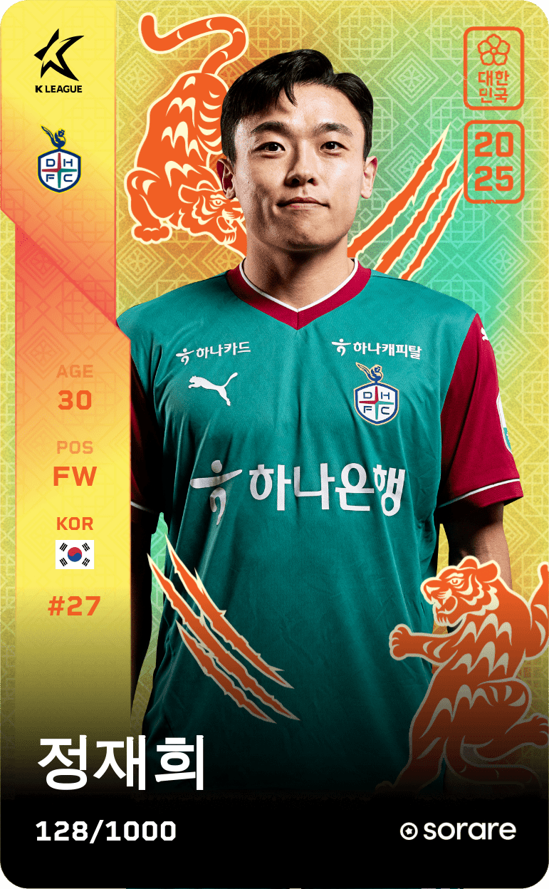 Jeong Jae-Hee 2025-26 • Limited 128/1000