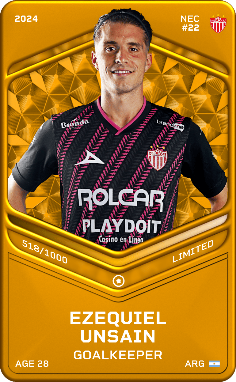 Ezequiel Unsain 2024-25 • Limited 518/1000