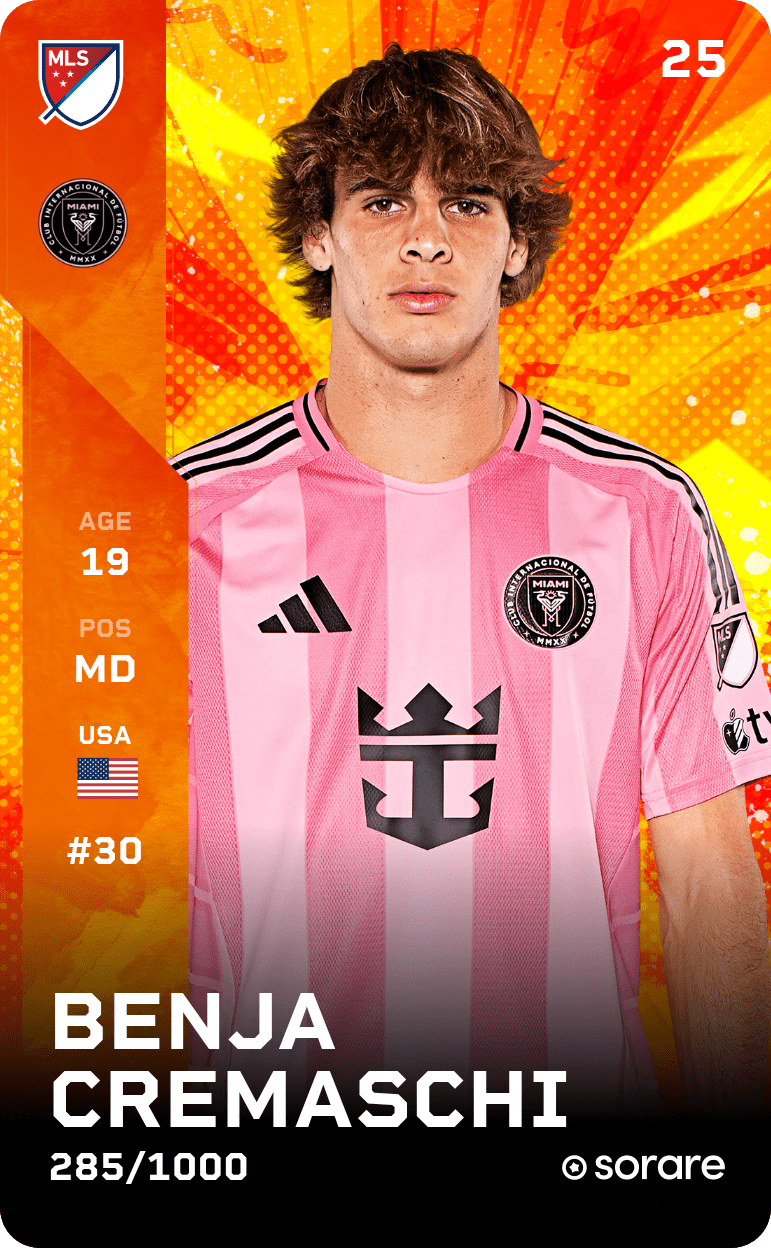Benjamin Cremaschi 2025-26 • Limited 285/1000