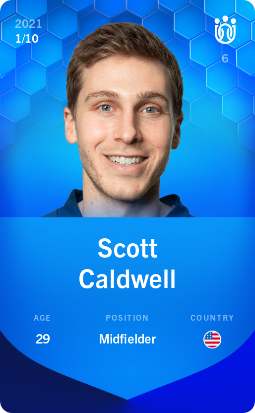 Sorare - Sorare Official - Scott Caldwell 2021-22 • Super Rare 1/10 - NFT # 112438518478898770077767857482264957919247231916362230287097258880096654343659