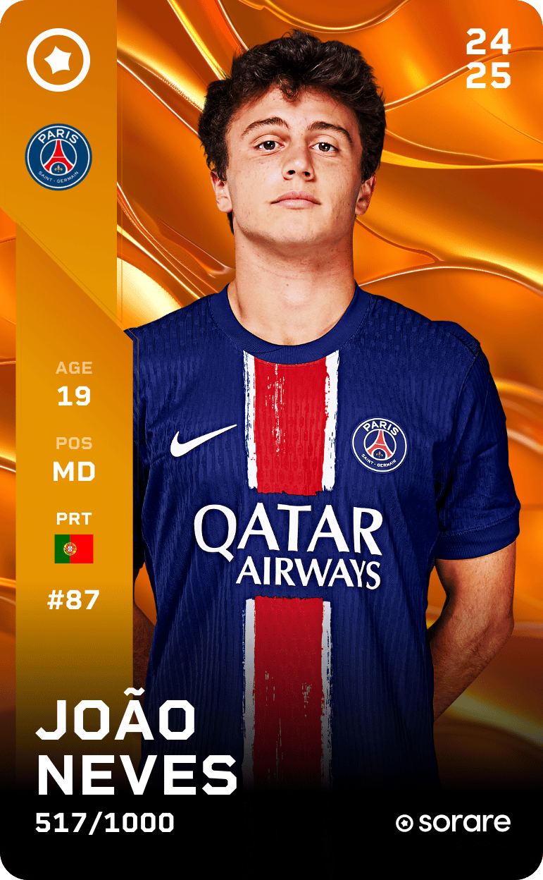 João Neves 2024-25 • Limited 517/1000
