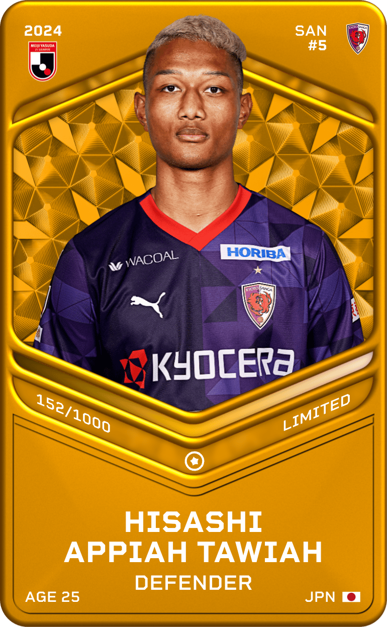 Hisashi Appiah Tawiah 2024-25 • Limited 152/1000