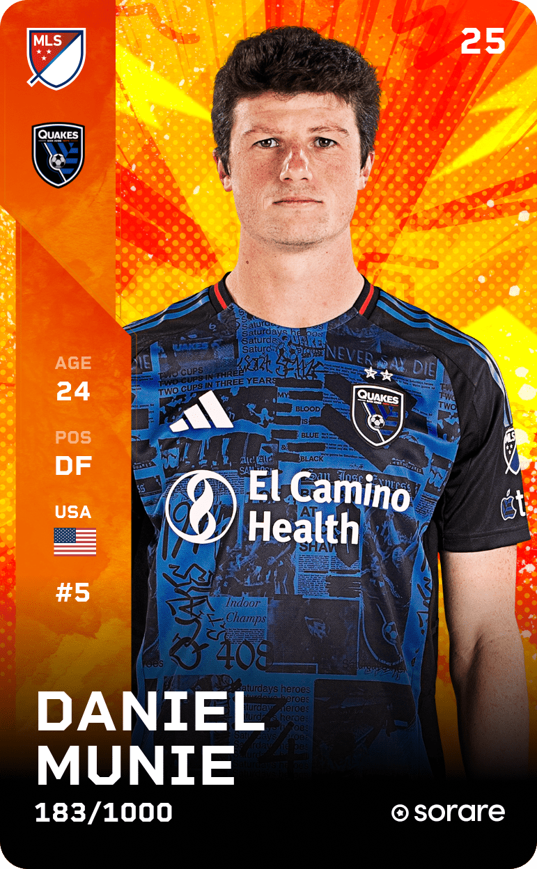 Daniel Munie 2025-26 • Limited 183/1000