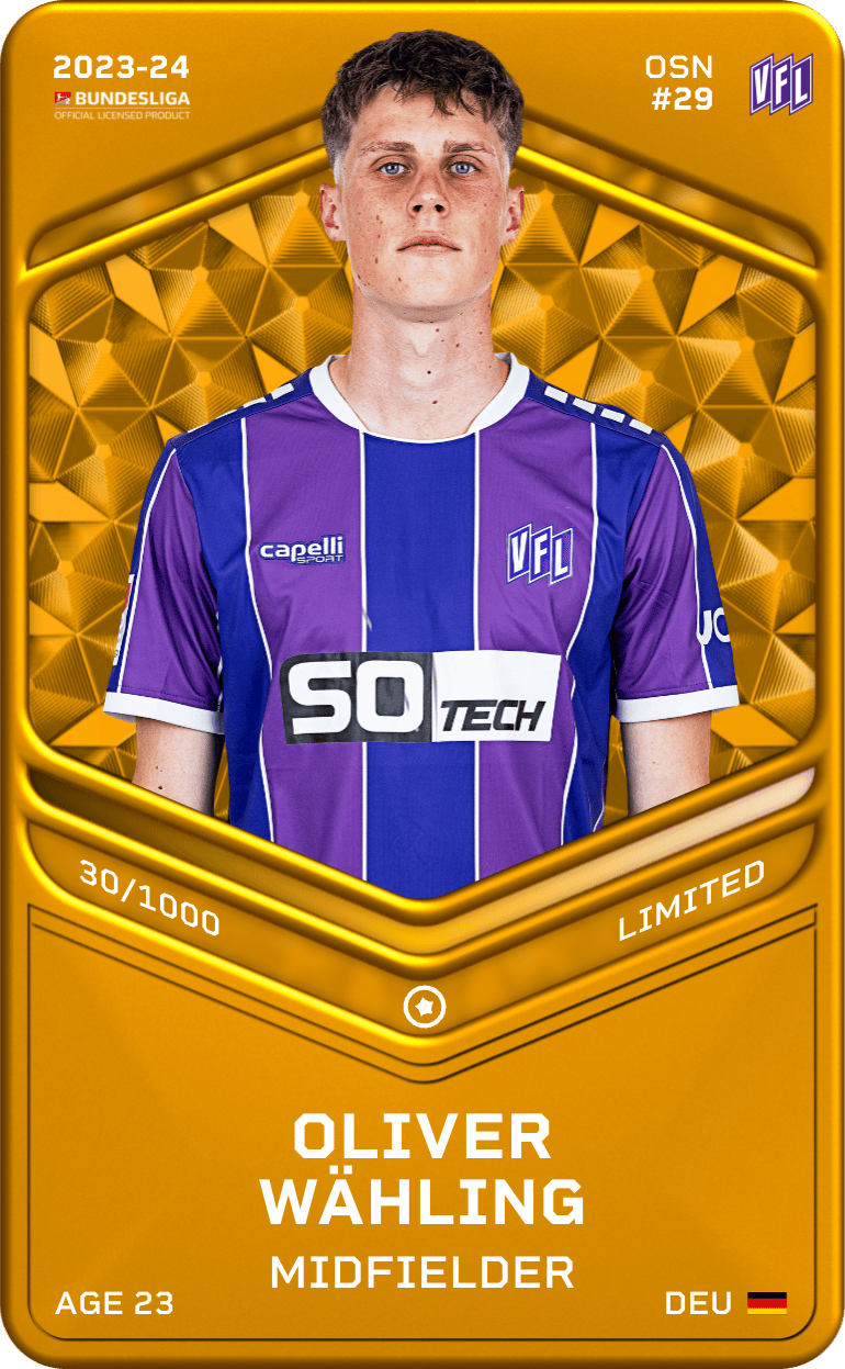 Oliver Wähling 2023-24 • Limited 30/1000