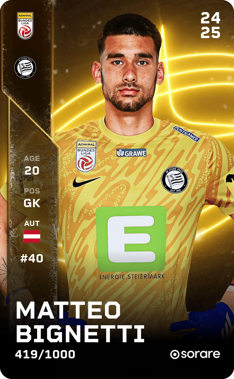Matteo Bignetti 2024-25 • Limited 419/1000