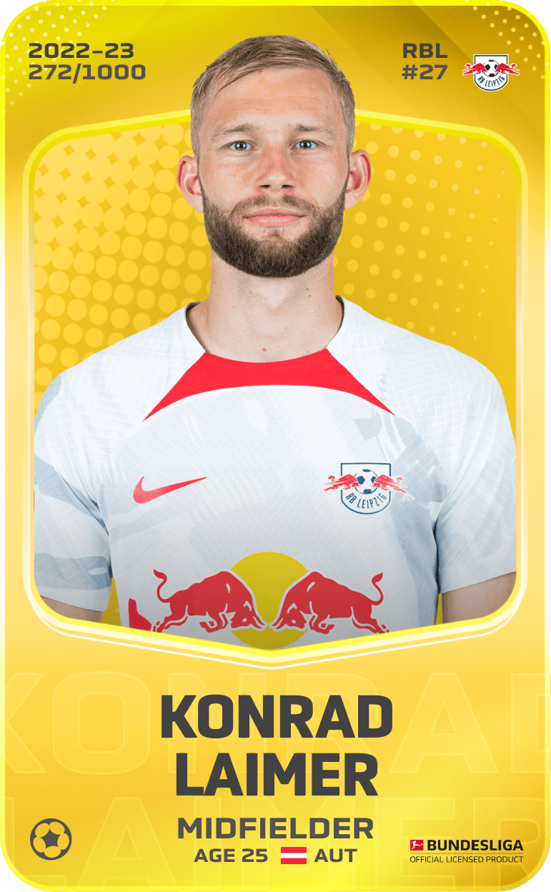 Konrad Laimer 2022-23 • Limited 272/1000