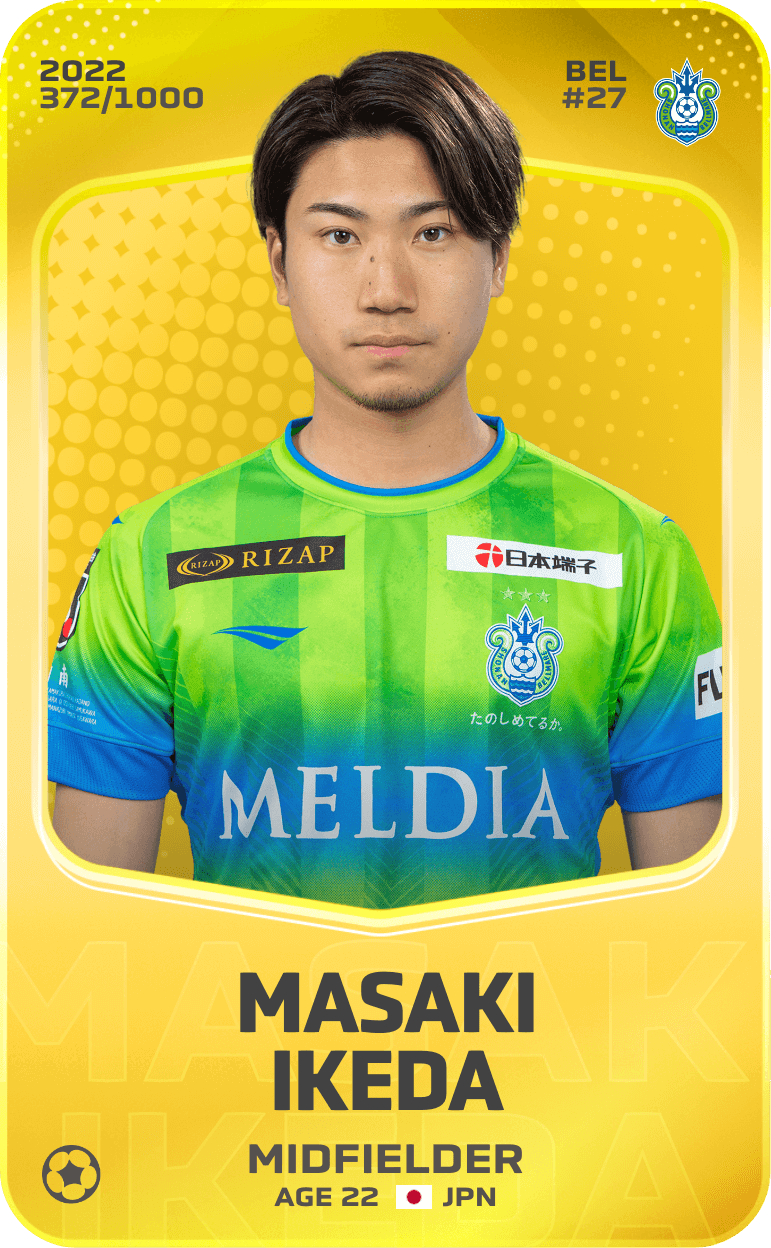Masaki Ikeda 2022-23 • Limited 372/1000
