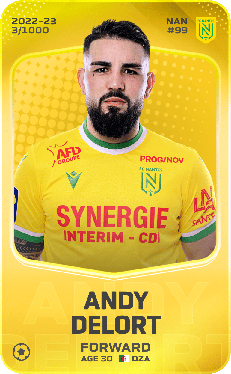 Andy Delort 2022-23 • Limited 3/1000