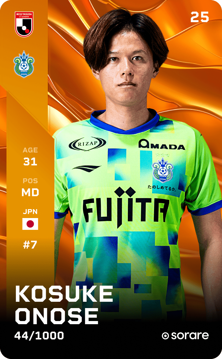 Kosuke Onose 2025-26 • Limited 44/1000