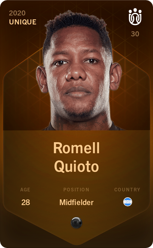 Sorare - Sorare Official - Romell Quioto 2020-21 • Unique - NFT # 62572140440687170420738019158234861365210031035740499691692694087136433608674