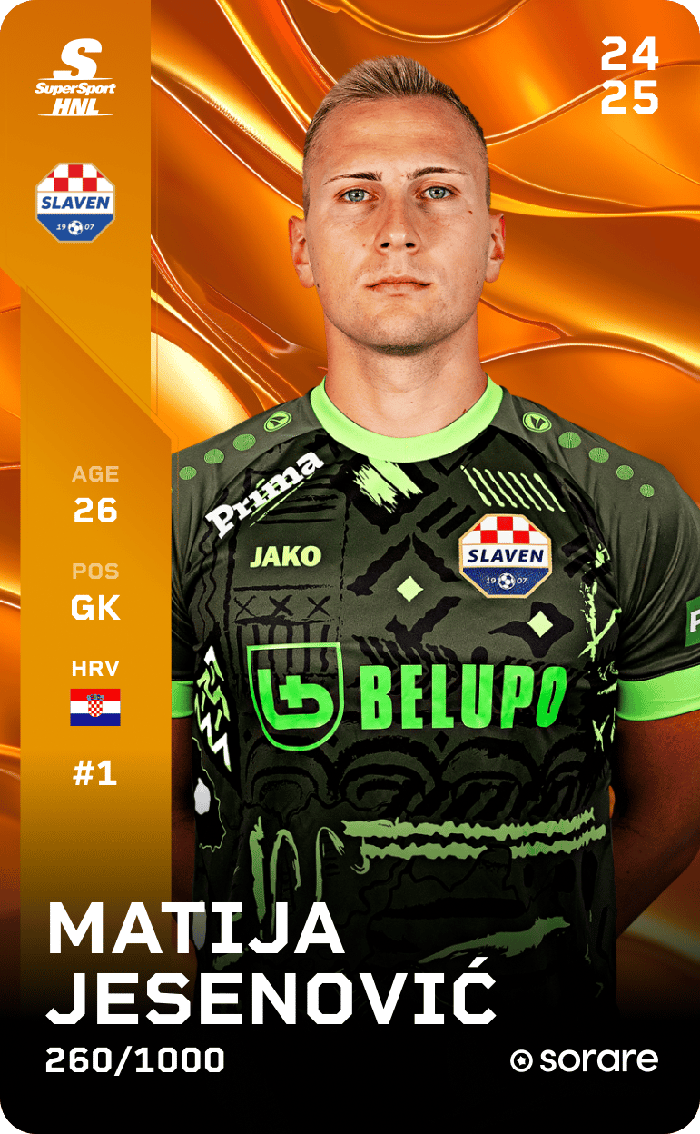 Matija Jesenović 2024-25 • Limited 260/1000