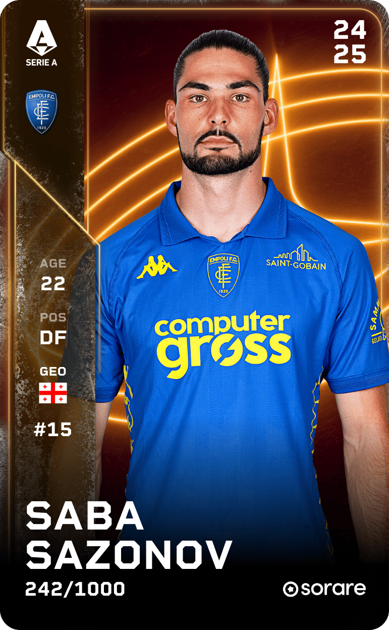 Saba Sazonov 2024-25 • Limited 242/1000