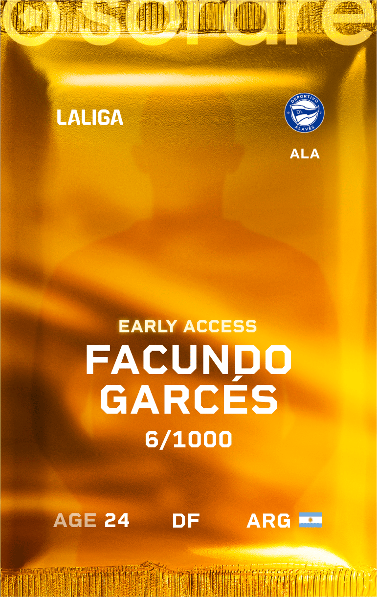 Facundo Garcés 2024-25 • Limited 6/1000