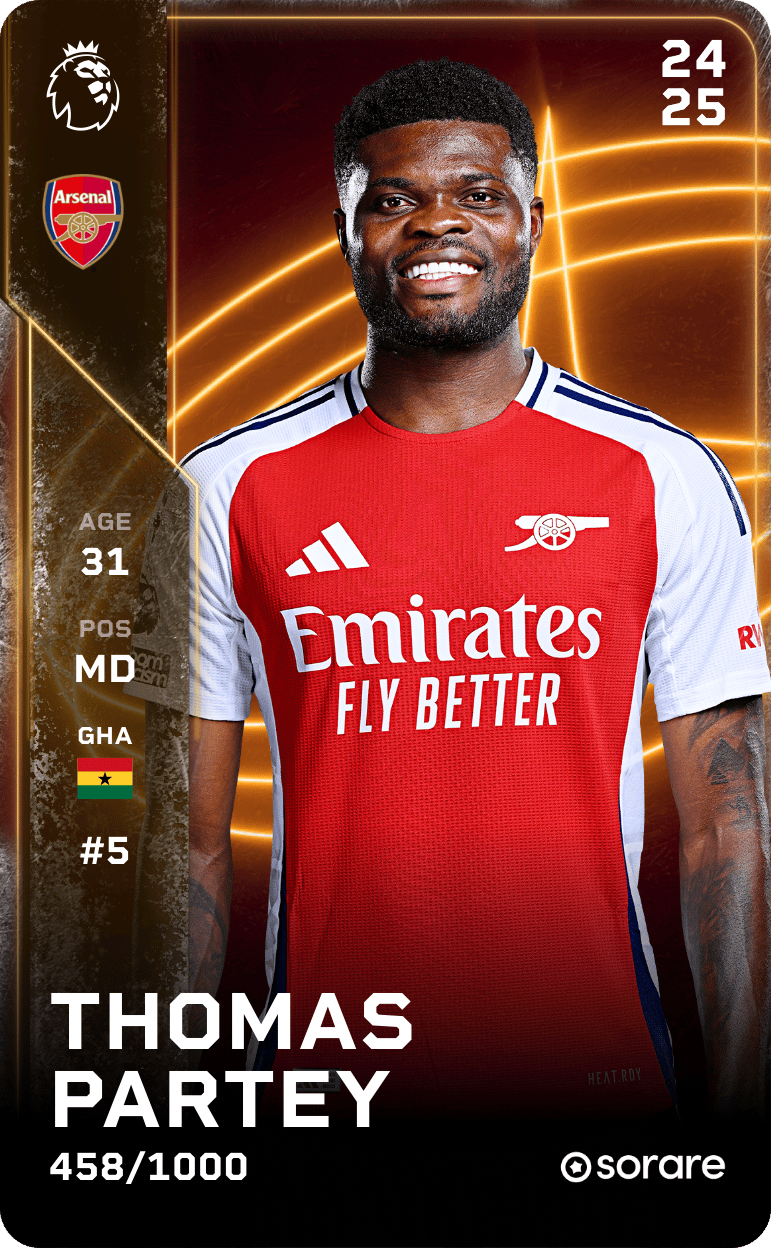 Thomas Partey 2024-25 • Limited 458/1000