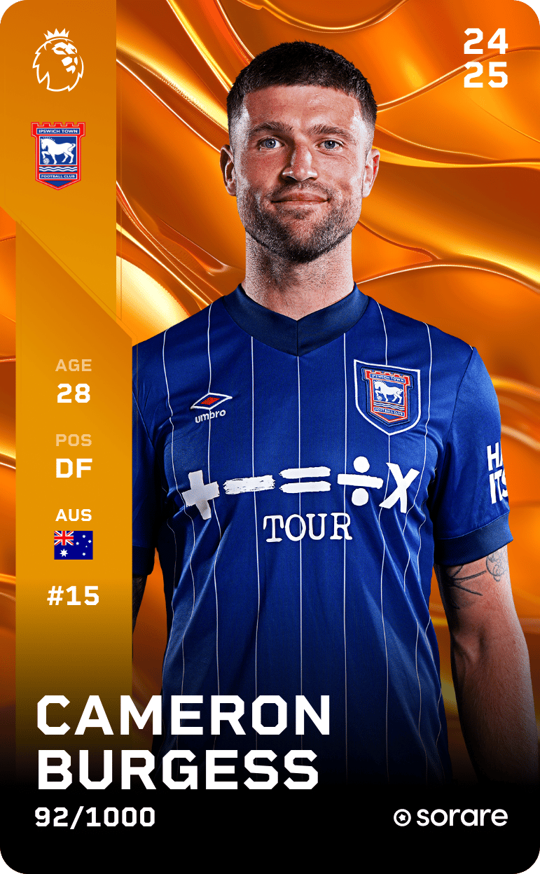 Cameron Burgess 2024-25 • Limited 92/1000