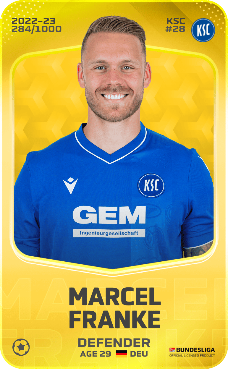 Marcel Franke 2022-23 • Limited 284/1000