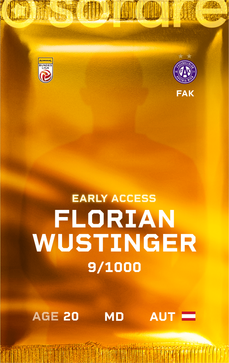 Florian Wustinger 2024-25 • Limited 9/1000