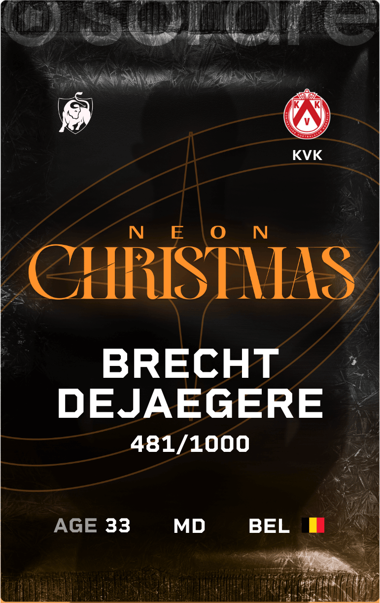 Brecht Dejaegere 2024-25 • Limited 481/1000