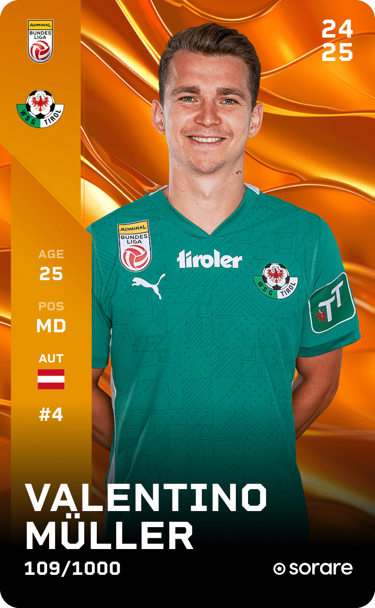 Valentino Müller 2024-25 • Limited 109/1000