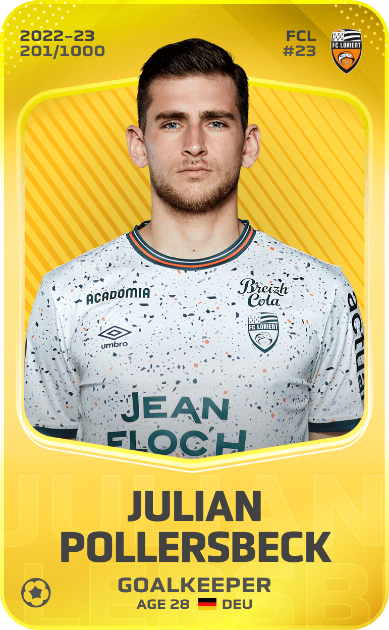 Julian Pollersbeck 2022-23 • Limited 201/1000