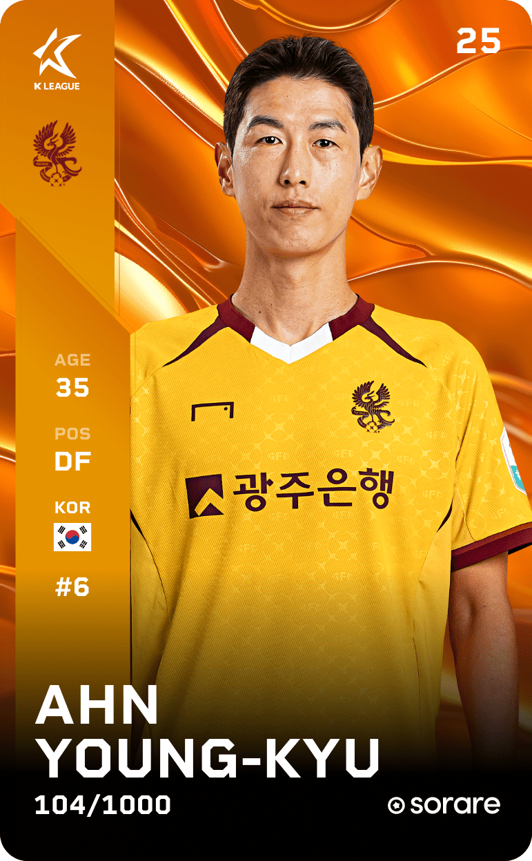 Ahn Young-Gyu 2025-26 • Limited 104/1000