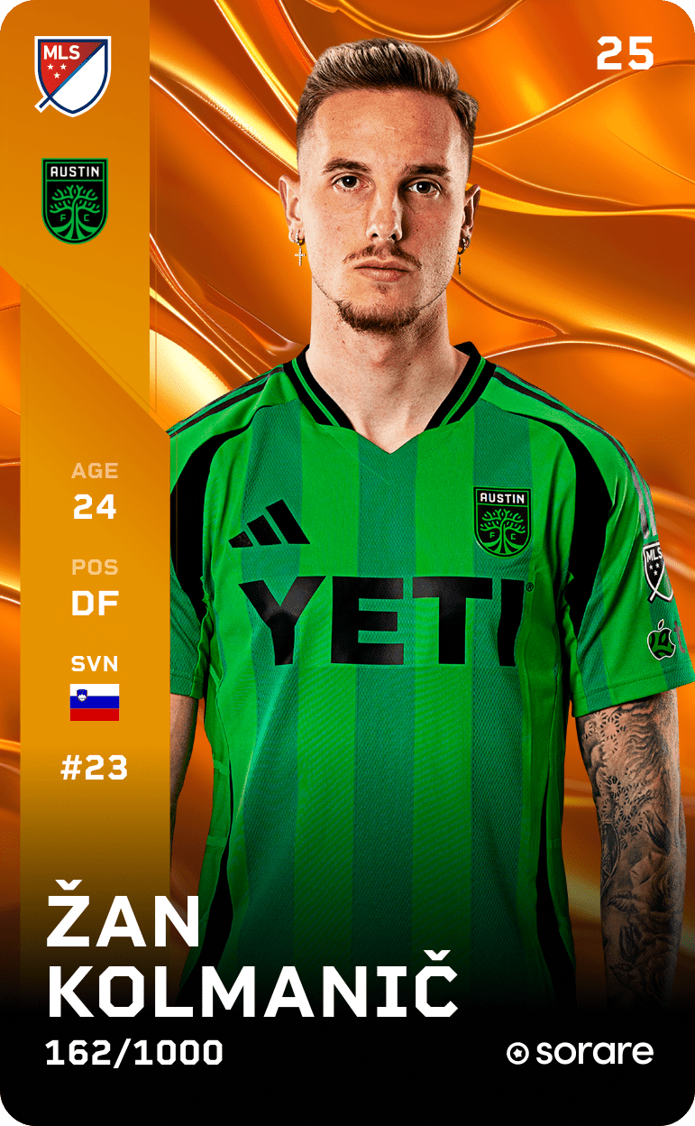 Žan Kolmanič  2025-26 • Limited 162/1000