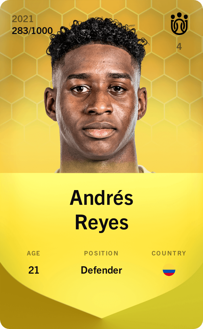 Andrés Reyes 2021-22 • Limited 283/1000