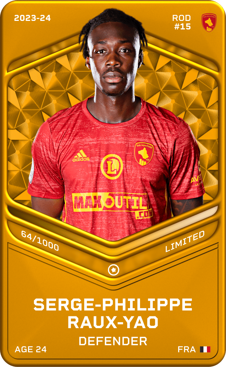 Serge-Philippe Raux-Yao 2023-24 • Limited 64/1000