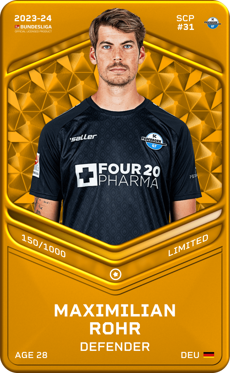Maximilian Rohr 2023-24 • Limited 150/1000